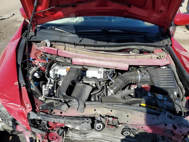 1HGCS1B88BA009186 - 2011 HONDA ACCORD EXL RED photo 11