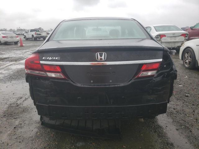 19XFB2F96FE288550 - 2015 HONDA CIVIC EXL შავი ფოტო 6