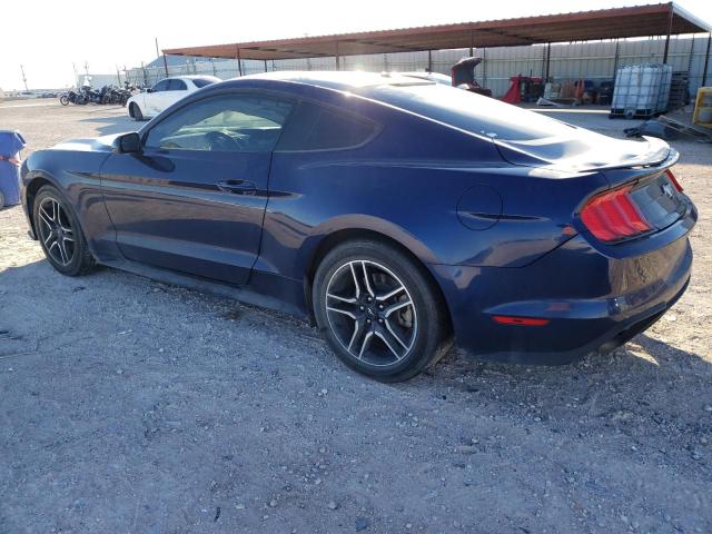 1FA6P8TH3J5104093 - 2018 FORD MUSTANG BLUE photo 2