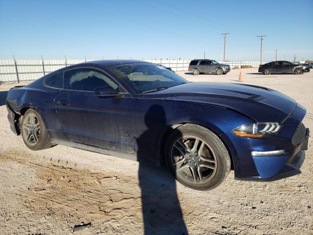 1FA6P8TH3J5104093 - 2018 FORD MUSTANG BLUE photo 4