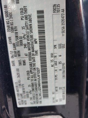 5LMCJ2D96HUL61227 - 2017 LINCOLN MKC SELECT 蓝色 照片 13