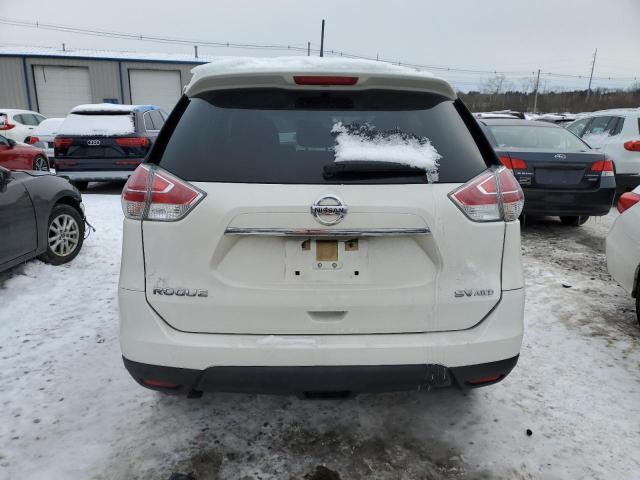 JN8AT2MV8GW135588 - 2016 NISSAN ROGUE S WHITE photo 6