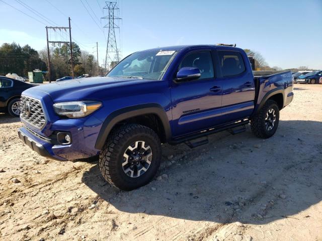 3TMCZ5AN8PM561581 - 2023 TOYOTA TACOMA DOUBLE CAB BLUE photo 1