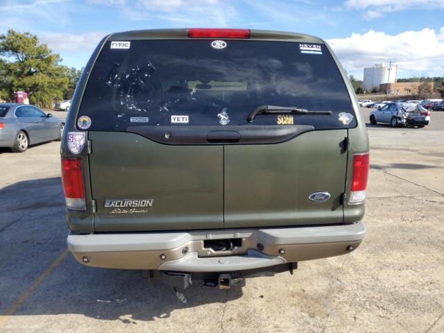 1FMNU44P93EA28651 - 2003 FORD EXCURSION EDDIE BAUER GREEN photo 6