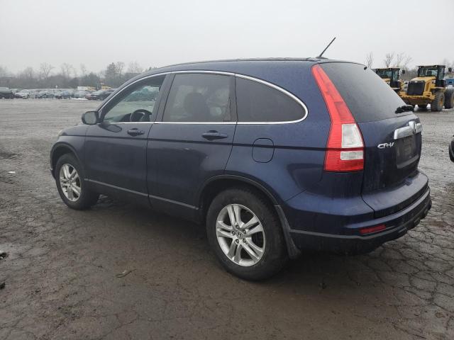 5J6RE4H77AL068923 - 2010 HONDA CR-V EXL BLUE photo 2