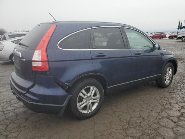 5J6RE4H77AL068923 - 2010 HONDA CR-V EXL BLUE photo 3