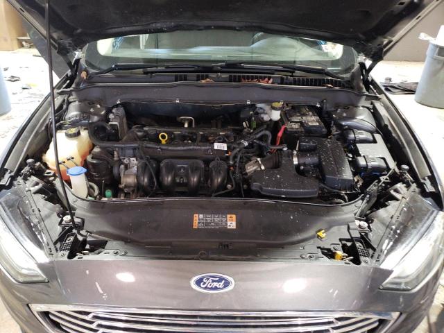 3FA6P0H73HR411708 - 2017 FORD FUSION SE GRAY photo 11