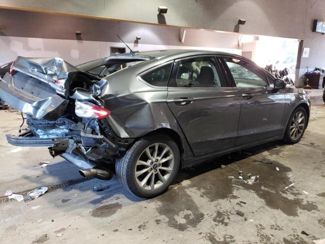 3FA6P0H73HR411708 - 2017 FORD FUSION SE GRAY photo 3