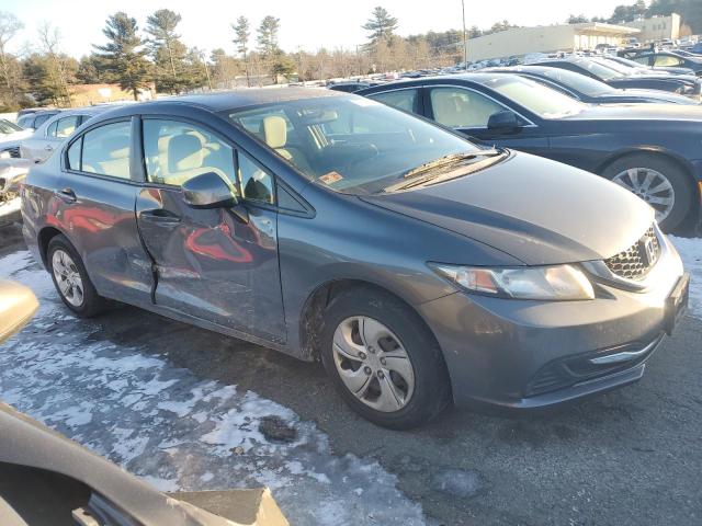 2HGFB2F54DH552283 - 2013 HONDA CIVIC LX GRAY photo 4