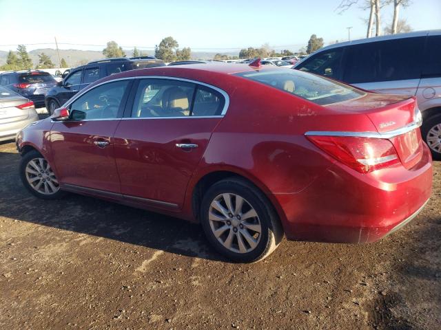 1G4GB5GR8EF250161 - 2014 BUICK LACROSSE RED photo 2