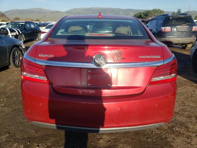 1G4GB5GR8EF250161 - 2014 BUICK LACROSSE RED photo 6