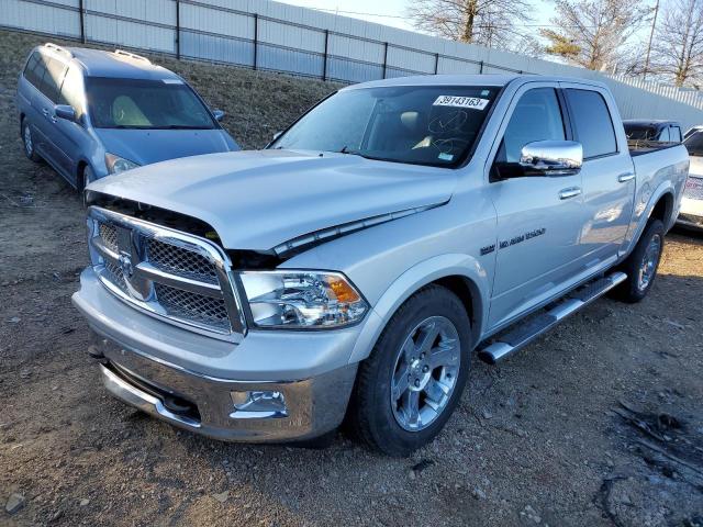 1C6RD7NT3CS304625 - 2012 DODGE RAM 1500 L SILVER photo 1