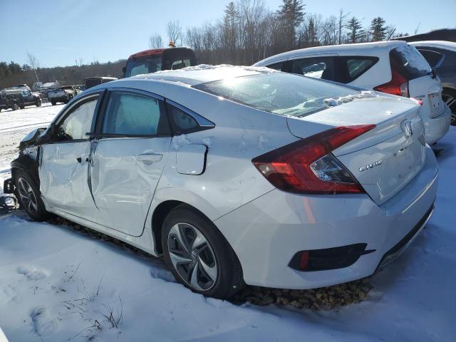 2HGFC2F65LH537411 - 2020 HONDA CIVIC LX WHITE photo 2