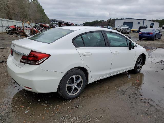 19XFB2F72FE015751 - 2015 HONDA CIVIC SE WHITE photo 3