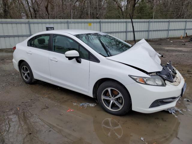 19XFB2F72FE015751 - 2015 HONDA CIVIC SE WHITE photo 4