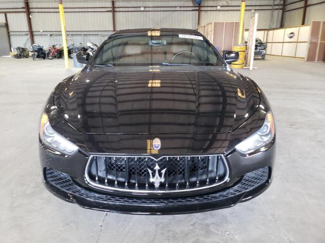 ZAM57XSA7G1179458 - 2016 MASERATI GHIBLI BLACK photo 5