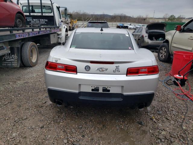 2G1FA1E35E9159330 - 2014 CHEVROLET CAMARO LS SILVER photo 6