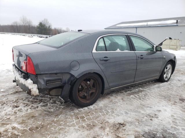 1G1ZH57B284187548 - 2008 CHEVROLET MALIBU 1LT GRAY photo 3