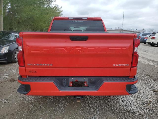 1GCPYBEK0MZ357080 - 2021 CHEVROLET SILVERADO K1500 CUSTOM RED photo 6