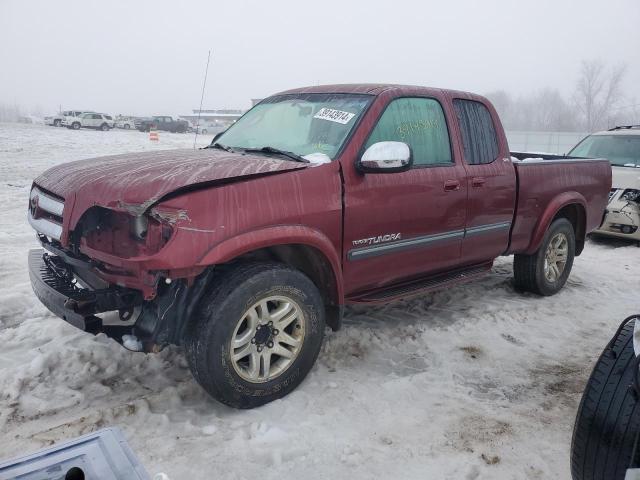 5TBBT44124S447032 - 2004 TOYOTA TUNDRA ACCESS CAB SR5 BURGUNDY photo 1