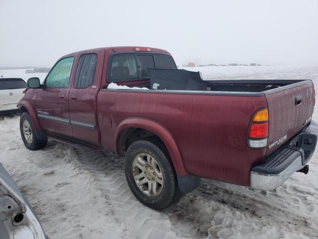 5TBBT44124S447032 - 2004 TOYOTA TUNDRA ACCESS CAB SR5 BURGUNDY photo 2