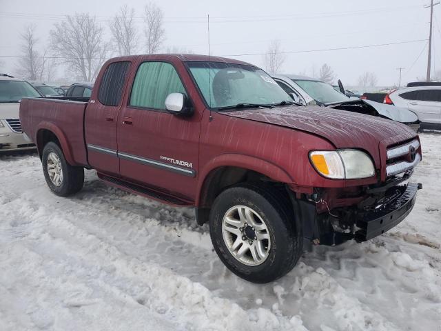 5TBBT44124S447032 - 2004 TOYOTA TUNDRA ACCESS CAB SR5 BURGUNDY photo 4