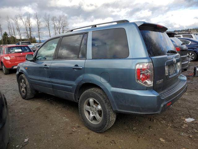 2HKYF18606H513745 - 2006 HONDA PILOT EX BLUE photo 2