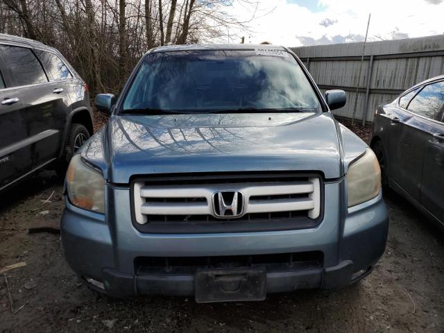 2HKYF18606H513745 - 2006 HONDA PILOT EX BLUE photo 5