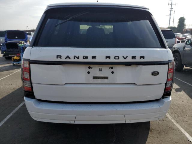 SALGR2PF1GA293124 - 2016 LAND ROVER RANGE ROVE WHITE photo 6