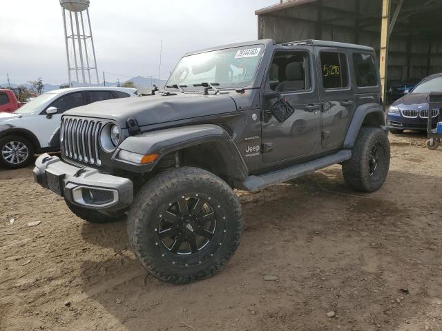 1C4HJXEN0KW514878 - 2019 JEEP WRANGLER U SAHARA CHARCOAL photo 1