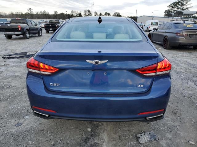 KMHGN4JE5HU198429 - 2017 GENESIS G80 BASE BLUE photo 6