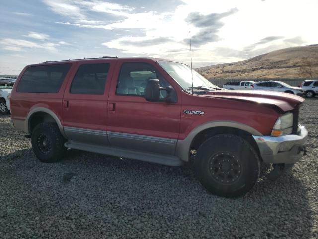 1FMNU43S72EB40157 - 2002 FORD EXCURSION LIMITED RED photo 4