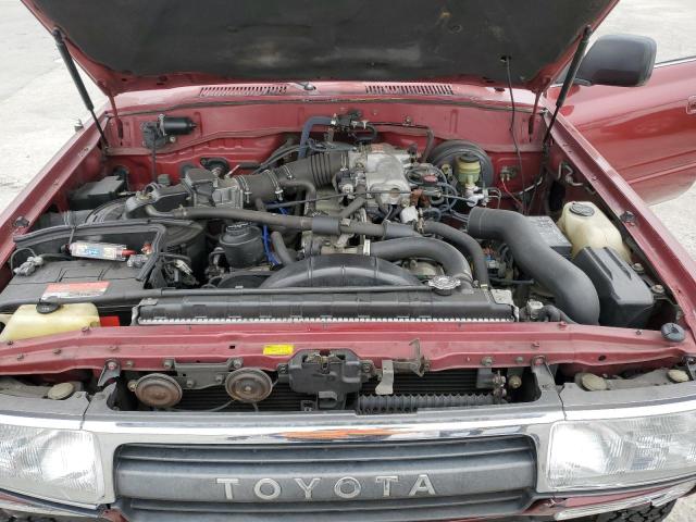 JT3FJ80W9N0050160 - 1992 TOYOTA LAND CRUIS FJ80 BURGUNDY photo 11