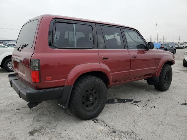 JT3FJ80W9N0050160 - 1992 TOYOTA LAND CRUIS FJ80 BURGUNDY photo 3