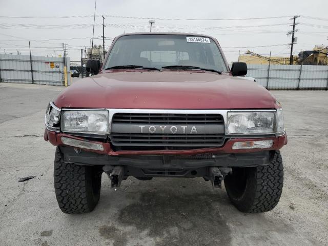 JT3FJ80W9N0050160 - 1992 TOYOTA LAND CRUIS FJ80 BURGUNDY photo 5