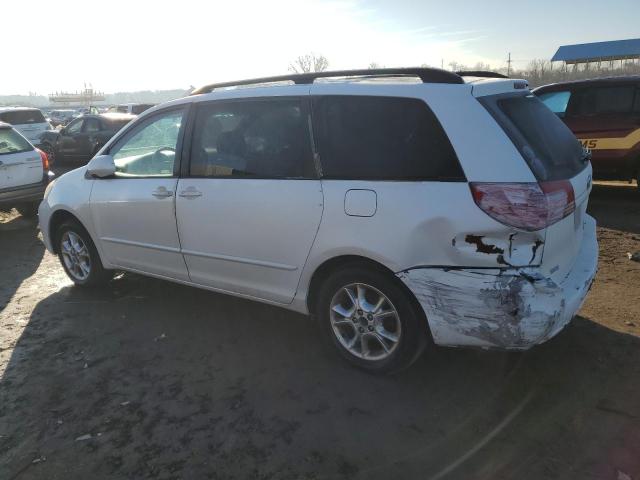 5TDZA22C25S284887 - 2005 TOYOTA SIENNA XLE WHITE photo 2