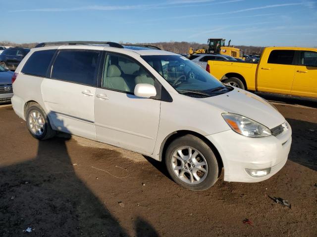 5TDZA22C25S284887 - 2005 TOYOTA SIENNA XLE WHITE photo 4