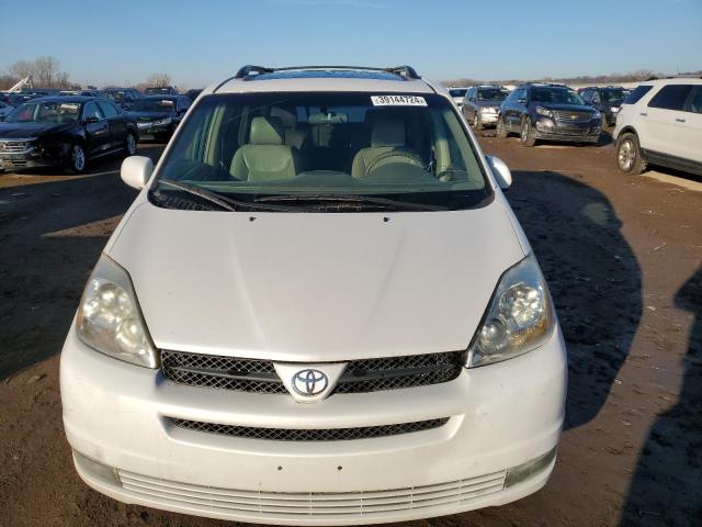 5TDZA22C25S284887 - 2005 TOYOTA SIENNA XLE WHITE photo 5