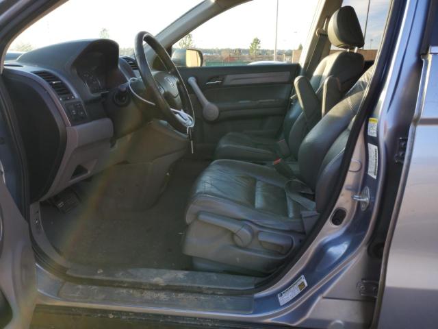 JHLRE38787C036476 - 2007 HONDA CR-V EXL BLUE photo 7