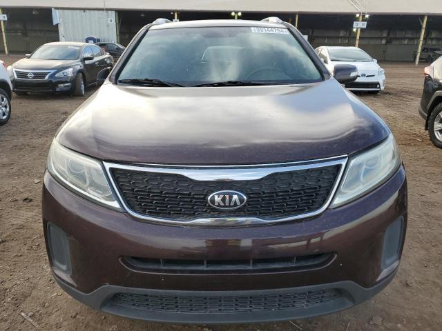 5XYKT4A74FG592458 - 2015 KIA SORENTO LX MAROON photo 5