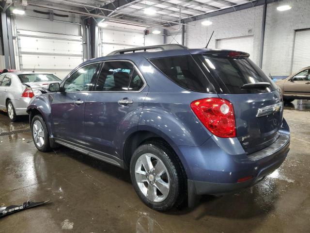 2GNFLFEK9E6201612 - 2014 CHEVROLET EQUINOX LT BLUE photo 2