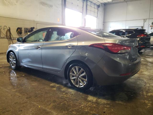 KMHDH4AE5GU568223 - 2016 HYUNDAI ELANTRA SE GRAY photo 2