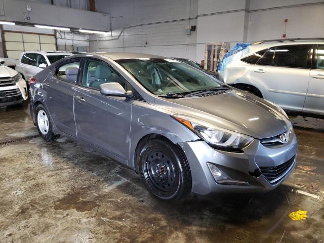 KMHDH4AE5GU568223 - 2016 HYUNDAI ELANTRA SE GRAY photo 4