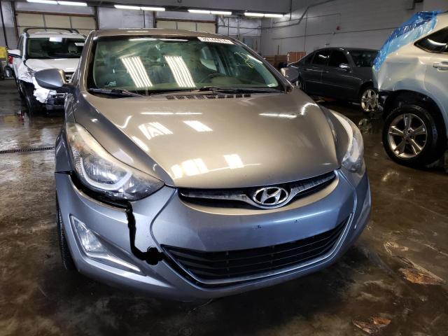 KMHDH4AE5GU568223 - 2016 HYUNDAI ELANTRA SE GRAY photo 5