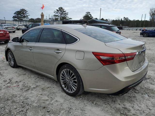 4T1BK1EB5GU234037 - 2016 TOYOTA AVALON XLE BEIGE photo 2