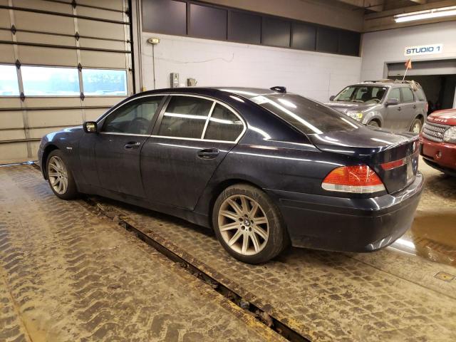 WBAGL63544DP74103 - 2004 BMW 745 I BLUE photo 2