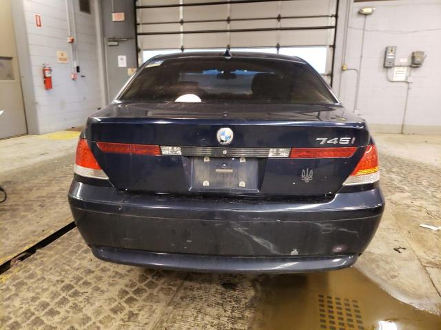 WBAGL63544DP74103 - 2004 BMW 745 I BLUE photo 6