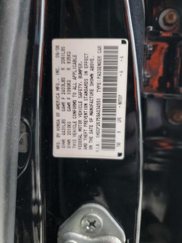 1HGCP26759A034551 - 2009 HONDA ACCORD EX BLACK photo 13