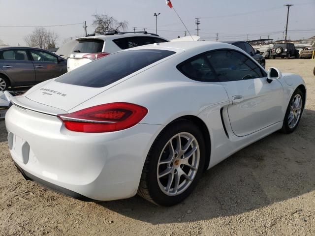 WP0AA2A82FK162355 - 2015 PORSCHE CAYMAN WHITE photo 3