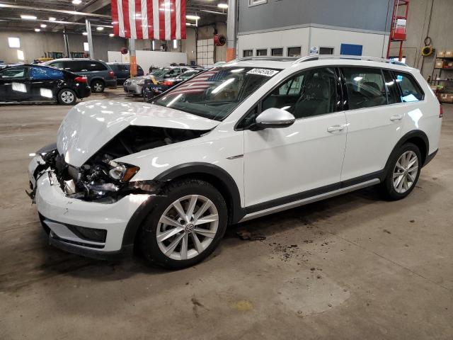 3VWH17AU9KM522875 - 2019 VOLKSWAGEN GOLF ALLTR S WHITE photo 1